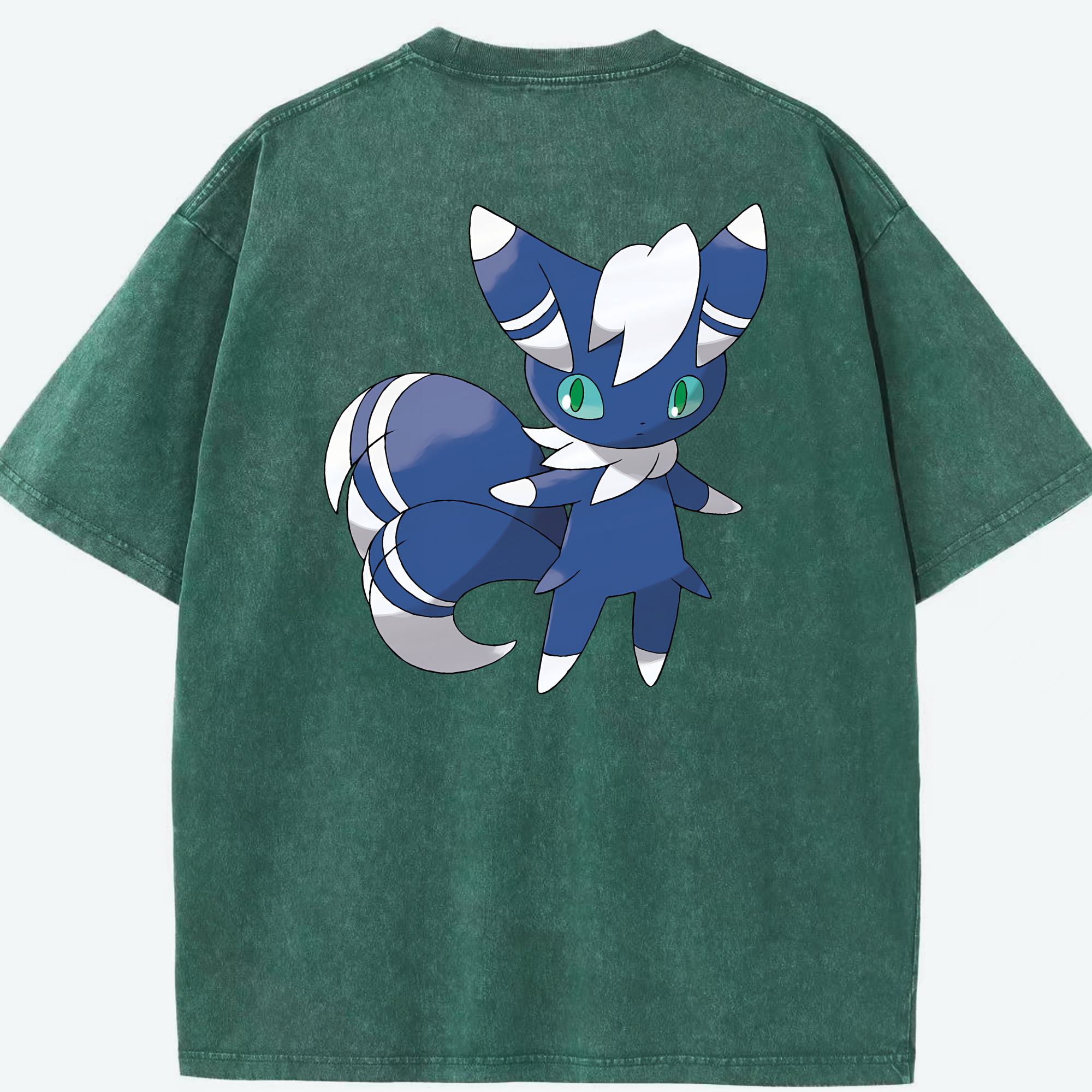 （画像用） ポケットモンスター Pokémon 綿100% ヴィンテージ風 半袖Tシャツ（背面プリント）